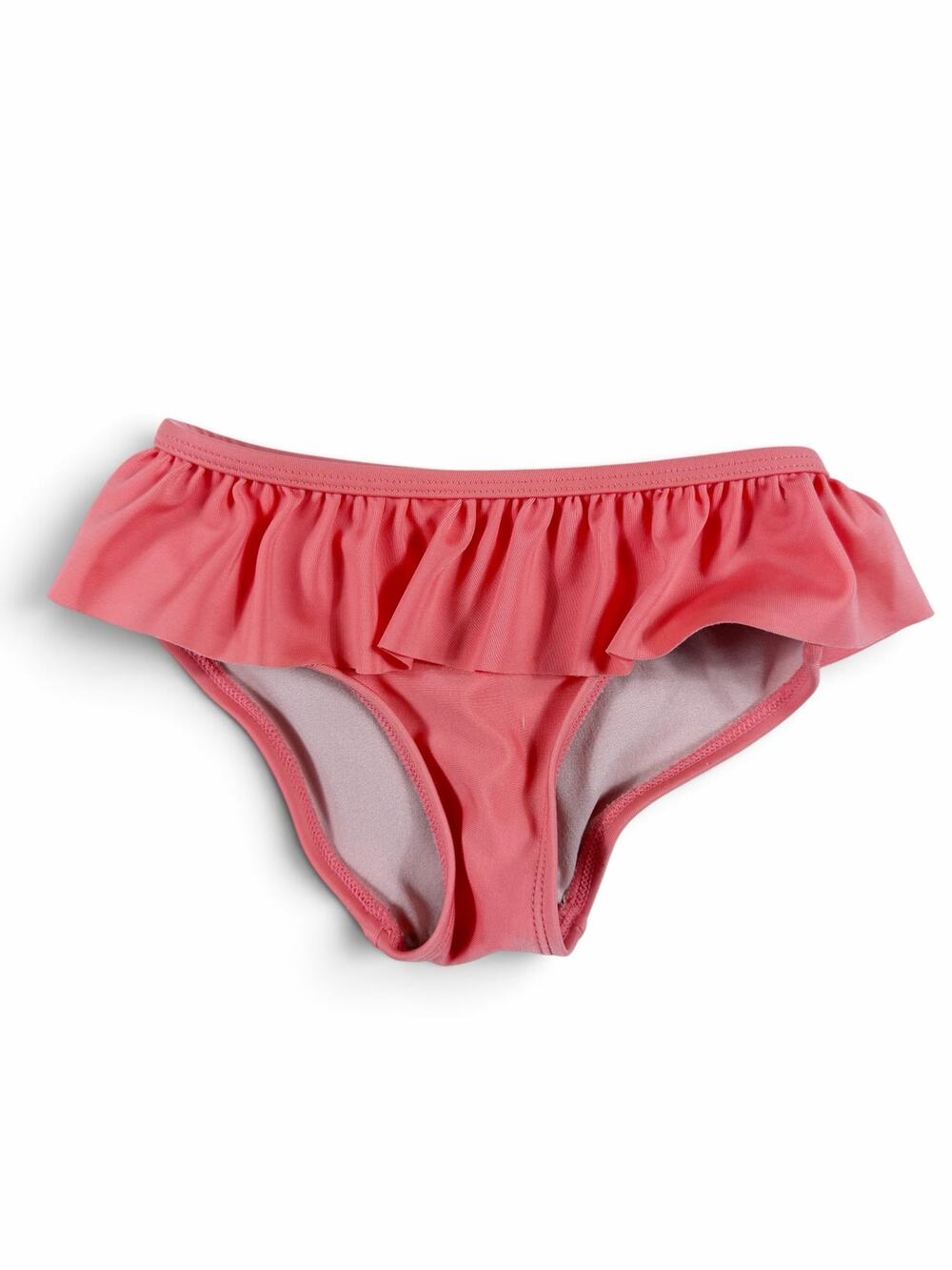 Tea Collection Girls Ruffled Bikini Swim Bottoms Coral Pink Size 4